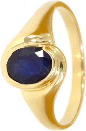 Caspol Złoty pierścionek z szafirem PR.00938 pr.585