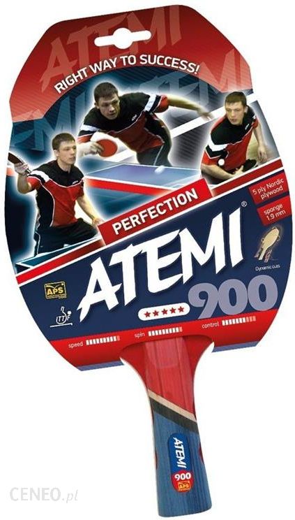 Racquette Atemi 900 Concave 5 étoiles ITTF pas cher 