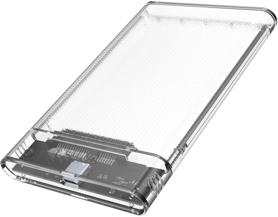 Cikonielf boîtier de disque dur SATA 2 Boîtier transparent de 2,5