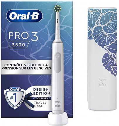 Oral-B Pro 3 3500 Floral Design Edition Biała
