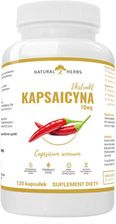 Zdjęcie NATURAL HERBS Kapsaicyna Ekstrakt 10mg 120 kaps - Jeziorany