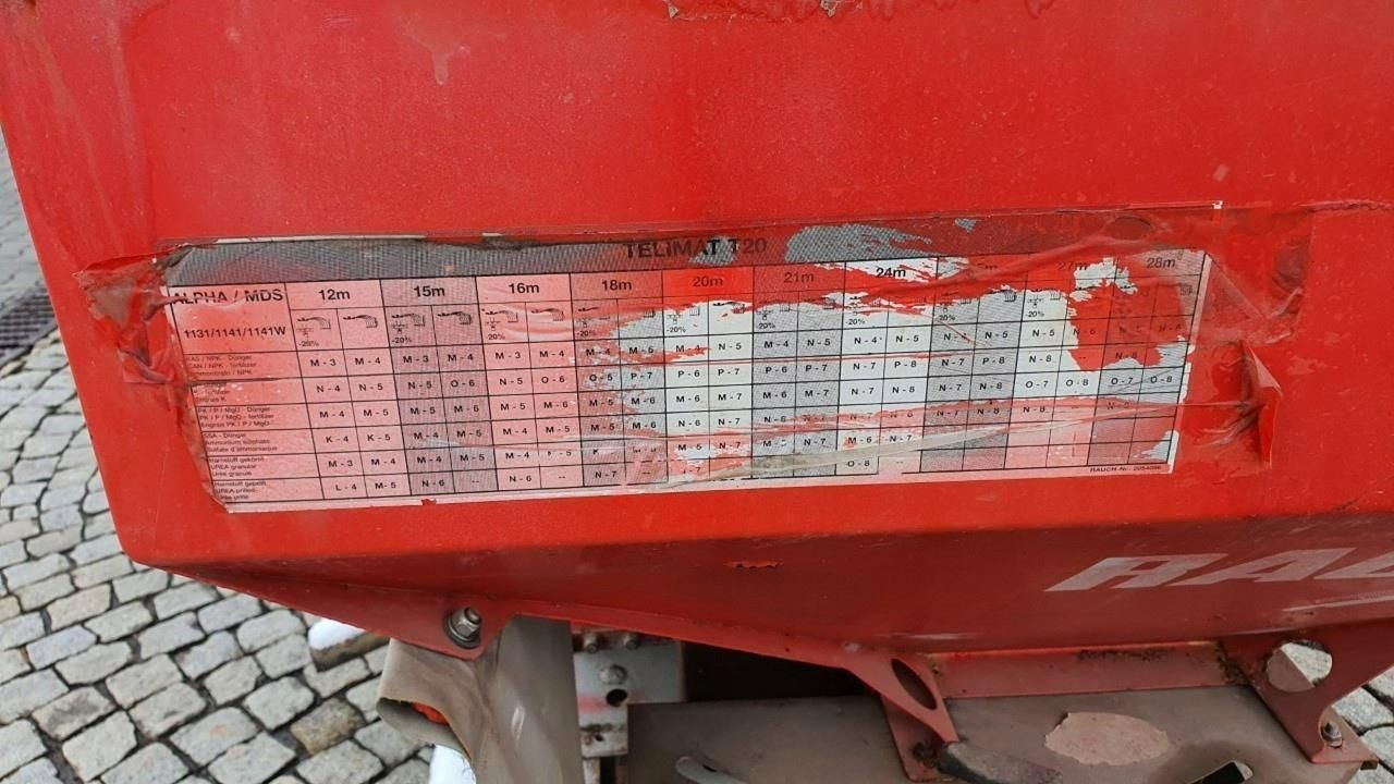 inny Siewnik rozsiewacz RAUCH ALPHA 1141, 2,5m - zdjęcie 8 inny Siewnik rozsiewacz RAUCH ALPHA 1141, 2,5m