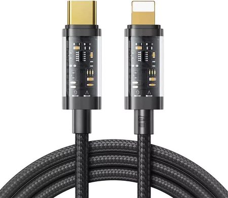 Joyroom kabel przewód USB Typ C - Lightning PD 20W 1.2m czarny (S-CL020A12-black)