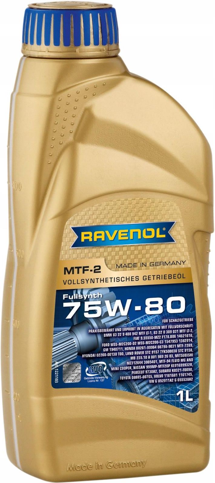 Ravenol 75W80 Gl-5 Gl-4 Lt-1 1L - opinie i ceny na Ceneo.pl