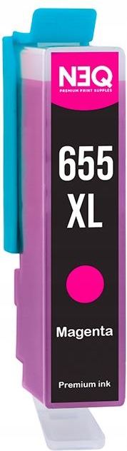 Tusz NEQ TUSZ 655 DO HP DESKJET 6525 3525 5520 CZERWONY XL do drukarki ...