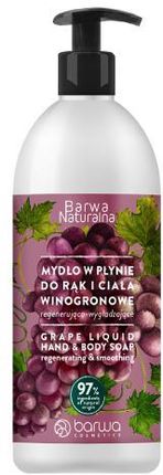 BARWA Naturalna Mydło w płynie winogronowe 500ml