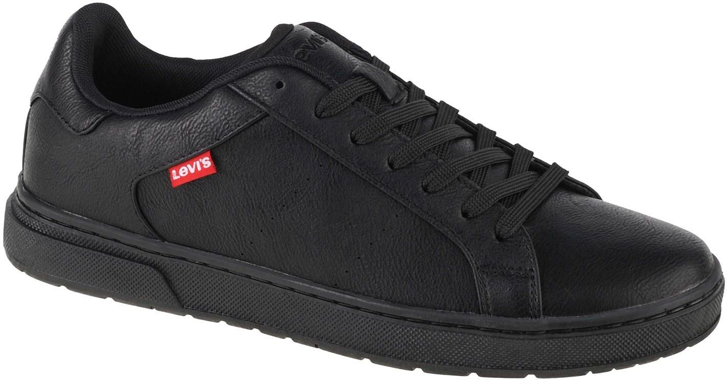 Levi's Piper Jr Kindersneaker | Klettverschluss | Low-Top Turnschuhe | Grau