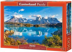 Zdjęcie Castor Puzzle Góry Torres Del Paine Patagonia Chile 500el. - Myślibórz