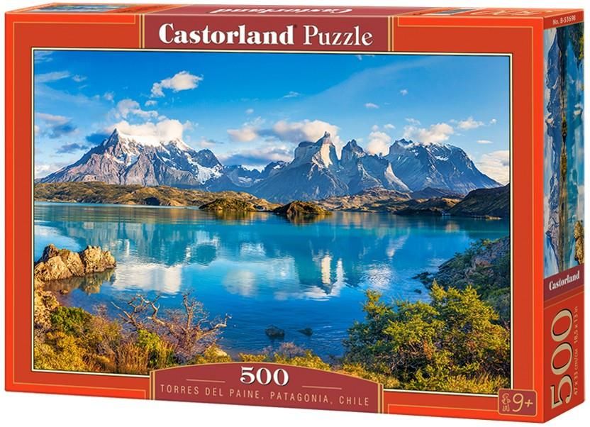 Zdjęcie Castor Puzzle Góry Torres Del Paine Patagonia Chile 500el. - Myślibórz