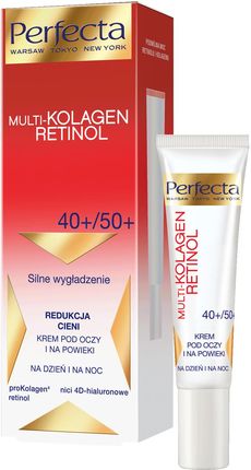 Perfecta Multikolagen Retinol Krem Pod Oczy I Na Powieki 40+/50+ 15ml