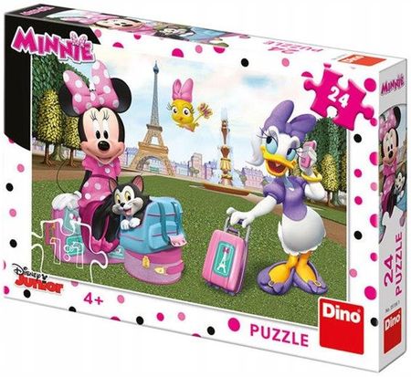Dino Toys Myszka Minnie Puzzle Dla Dzieci 24El.