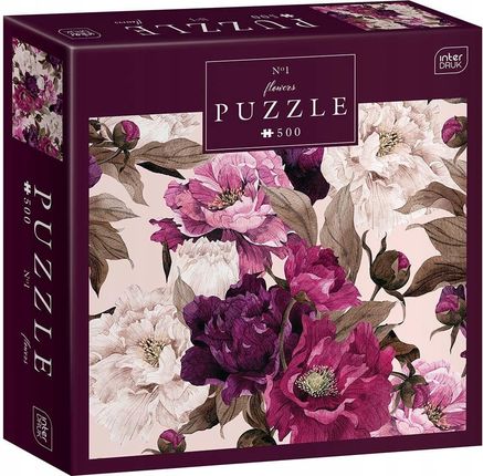 Interdruk Puzzle 500El. Kwiaty Obraz