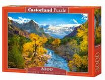 Castor Puzzle 3000El. C-300624-2 Autumn In Zion National Park Usa