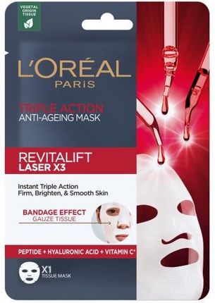 L’Oreal Paris Revitalift Laser X3 Maska Przeciwzmarszczkowa O Potrójnym Działaniu 28G