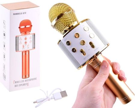 Jokomisiada Mikrofon Bezprzewodowy Karaoke Głośnik In0136Zo