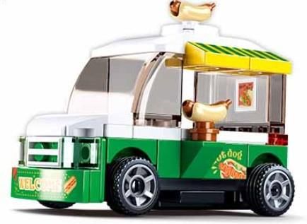 Sluban Klocki Mini Food Truck Z Napędem