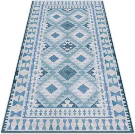 Dywanomat Modny Dywan Winylowy Niebieskie Romby 100X150 Cm Dww-W0000634_100X150