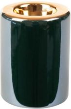 Zdjęcie Eurofirany Świecznik Szklany Amora Na Tealighty Wys 10 Cm Zielony 344128 - Łódź