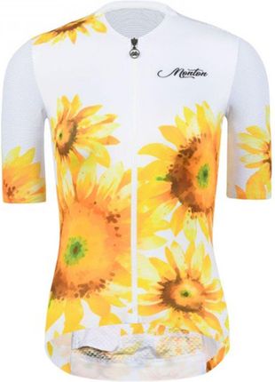 Monton Koszulka Kolarska Sunflower Lady Żółty/Biały Xl