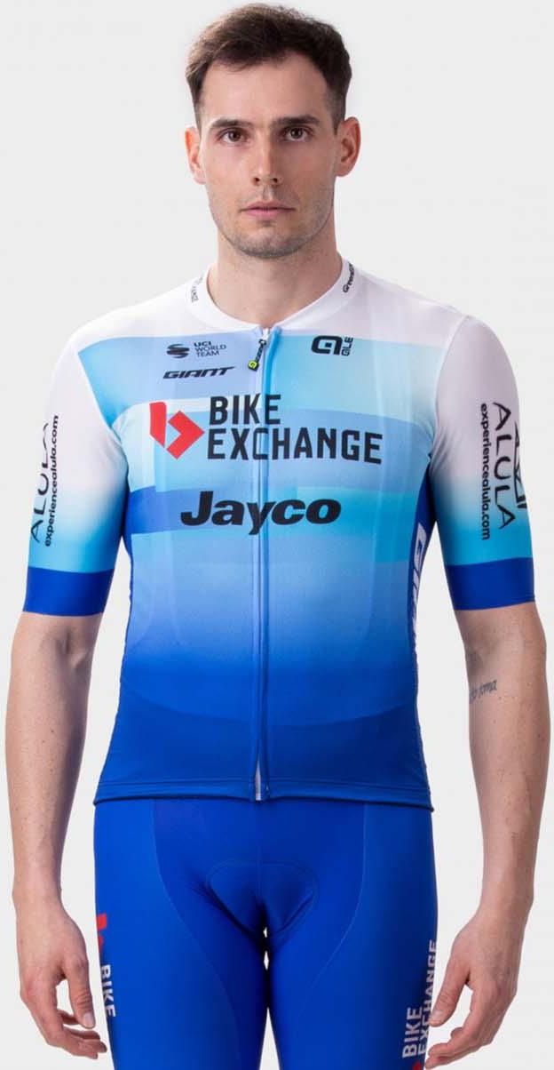 Alé Koszulka Kolarska Bike Exchange 2022 Biały/Niebieski 4Xl Ceny i