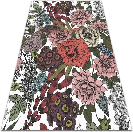 Dywanomat Dywan Winylowy Różnorodne Kwiaty 80X120 Cm Dww-W0001036_80X120