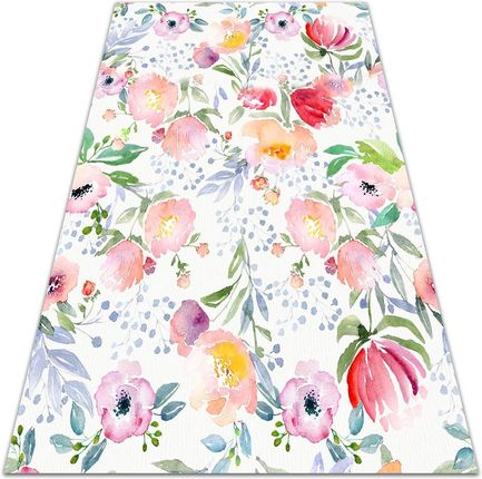 Dywanomat Dywan Winylowy Akwarelowe Kwiaty 140X210 Cm Dww-W0001038_140X210