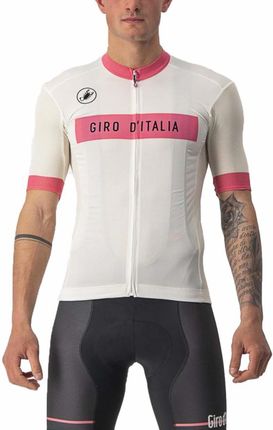 Castelli Koszulka Kolarska Giro D'Italia 2022 Biały Xl