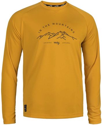 Rocday Letnia Koszulka Kolarska Z Długim Rękawem Mount Żółty S