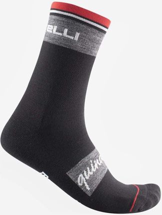 Castelli Klasyczne Skarpetki Quindici Soft Merino Czarny L Xl