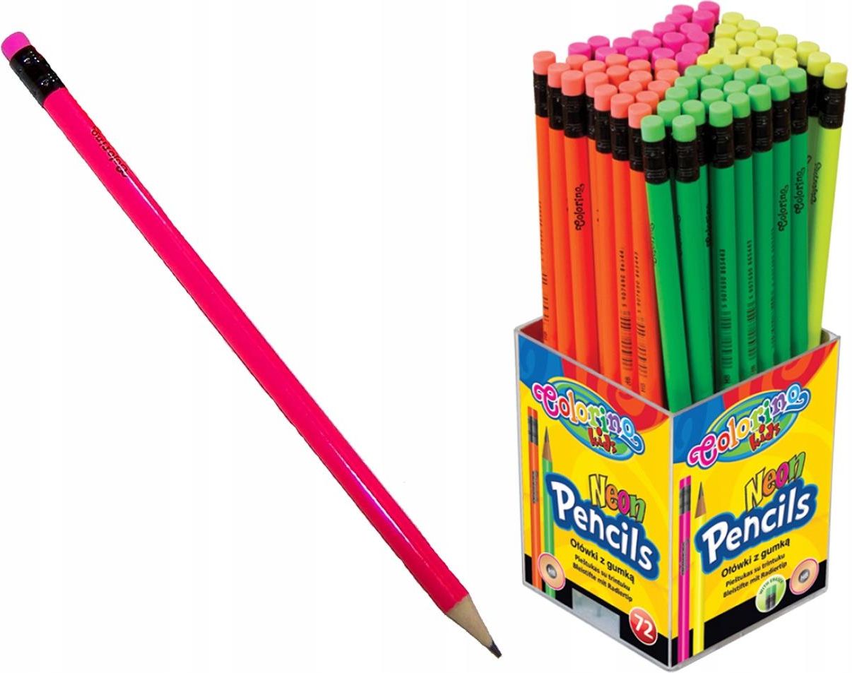 Colorino Neonowy Ołówek Z Gumką Hb 65443 Neon - Ceny i opinie - Ceneo.pl