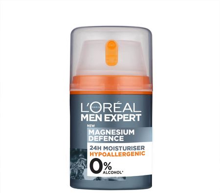 L'Oreal Men Expert Magnesium Defence Hypoallergenic 24H Krem do twarzy 50 ml