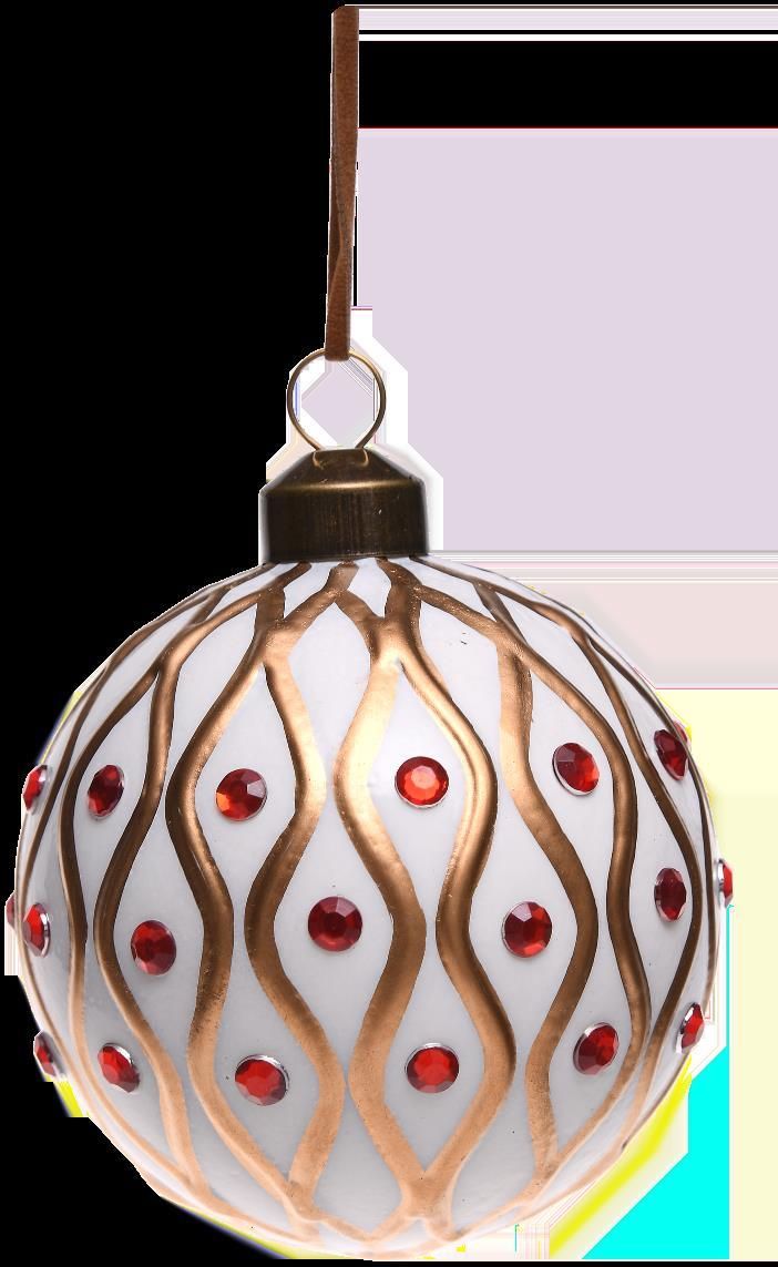 Miloo Home Bombka Z Cyrkoniami 8 Cm 41142 Opinie i atrakcyjne ceny na