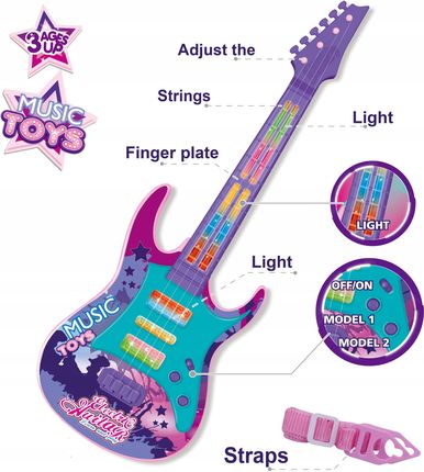 Aig Gitara Elektryczna Światło Melodie Dla Dzieci