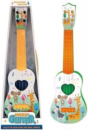 Frikolino Gitara Dla Dzieci Duża 43Cm Ukulele Gra Instrument