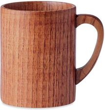 Upominkarnia Kubek Z Drewna Dębowego 280Ml Brązowy