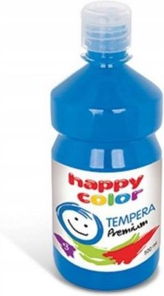 Happy Color Niebieska Farba Tempera Premium Zmywalna 500Ml Hp