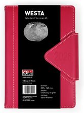 Zdjęcie Kalendarz A5 dzienny 2026 Westa czerwony - Łaziska Górne