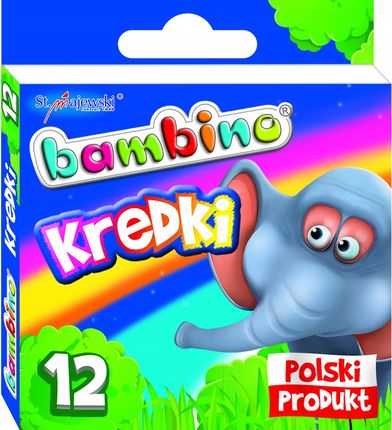 Bambino Kredki Świecowe 12Kol. Majewski S059