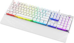 Klawiatura KRUX Frost Silver-White RGB Gaming Keyboard (KRX0133)