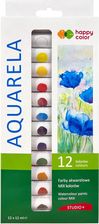 Happy Color Farby Akwarelowe 12 Kolorówx12Ml Studio