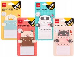 Zdjęcie Deli Karteczki Dla Dzieci Notes Miś Kaczorek Kotek 4 Sz - Mielec