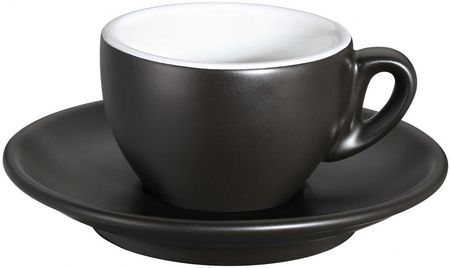 Cilio Filiżanka Do Espresso Ze Spodkiem 0,05L Czarny Mat (Ci215328)