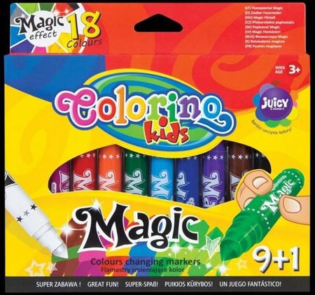 Colorino Magiczne Flamastry 10 Kolorów Gwarancja