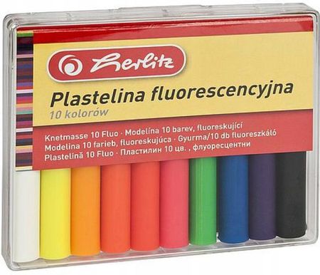 Herlitz Plastelina Fluorescencyjna Dla Dzieci Kolorowa