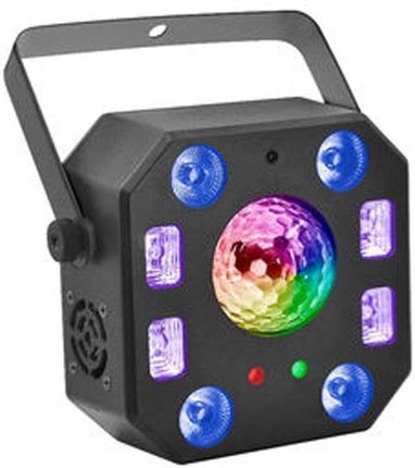 LIGHT4ME Turbo Flower - efekt disco LED PAR UV kula laser stroboskop