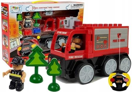 Leantoys Auto Wóz Strażacki Zdalnie Sterowany Rc Zestaw