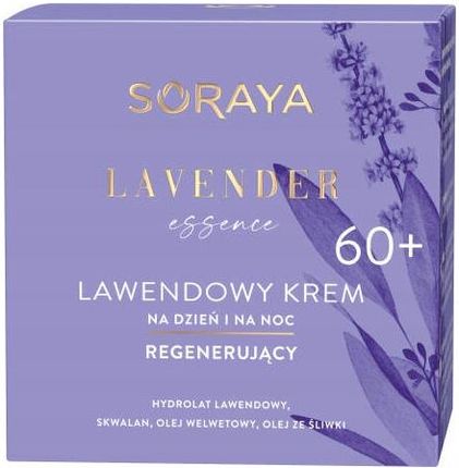 Krem Soraya Laveder Essence Lawendowy Regenerujący 60+ na dzień i noc 50ml - zdjęcie 2