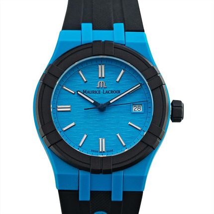 Maurice Lacroix Quartz Blue Dial Plastic Unisex Watch AI2008800803000 