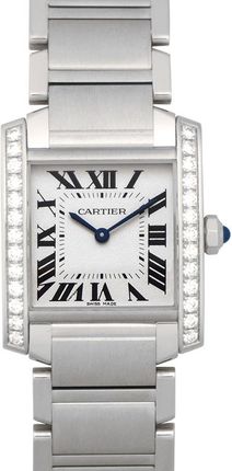 Cartier Tank Francaise 30.40 mm Quartz Silver Dial Stainless