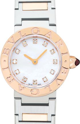 Bvlgari Quartz Mother of pearl Dial Stainless Steel 102970 
